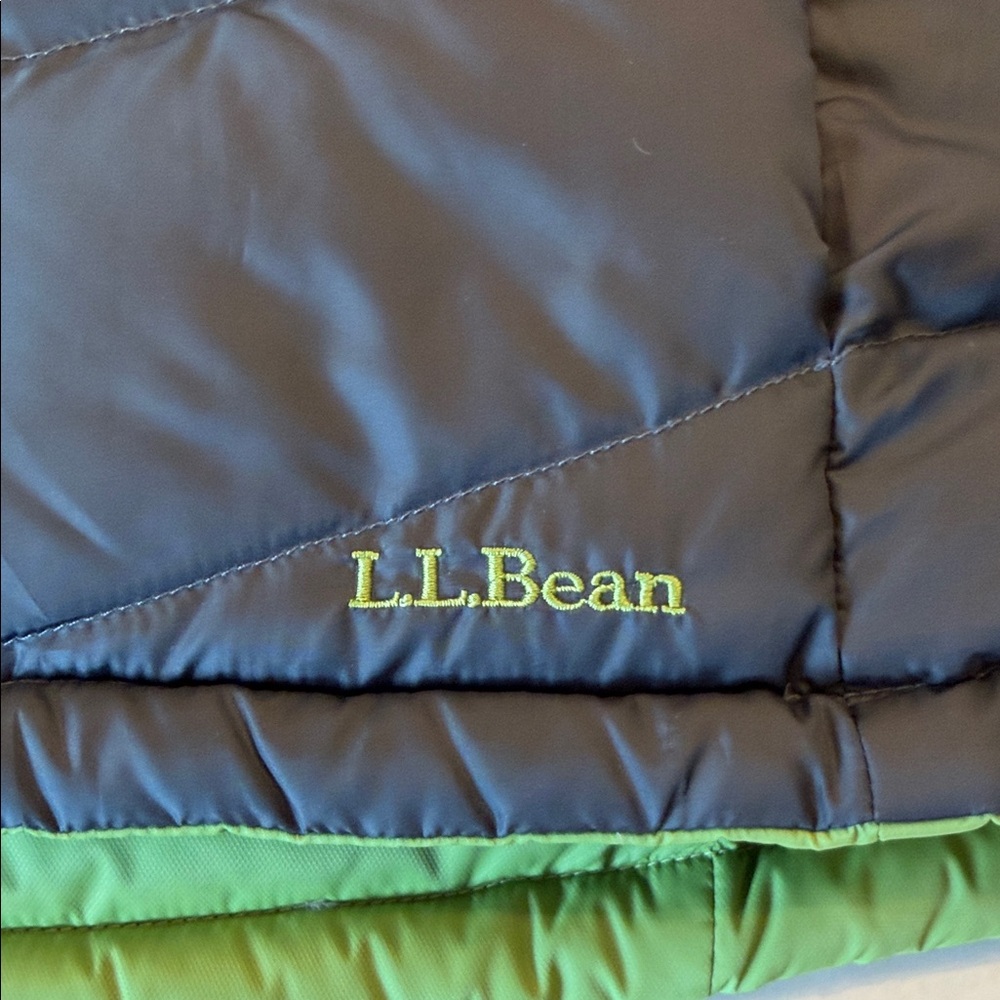 L. L. Bean Womens Goose Down Reversible Puffer Vest Size Large‎ - Picture 7 of 11